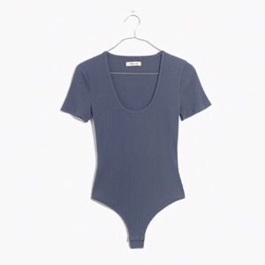 madewell cameo scoop rib bodysuit